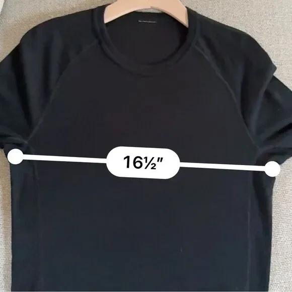 Icebreaker Merino Wool Round Neck Long Sleeve Base Layer in Black M - Picture 8 of 8